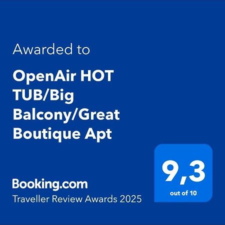 Openair Hot Tub/Big Balcony/Great Boutique Apt Atene Esterno foto