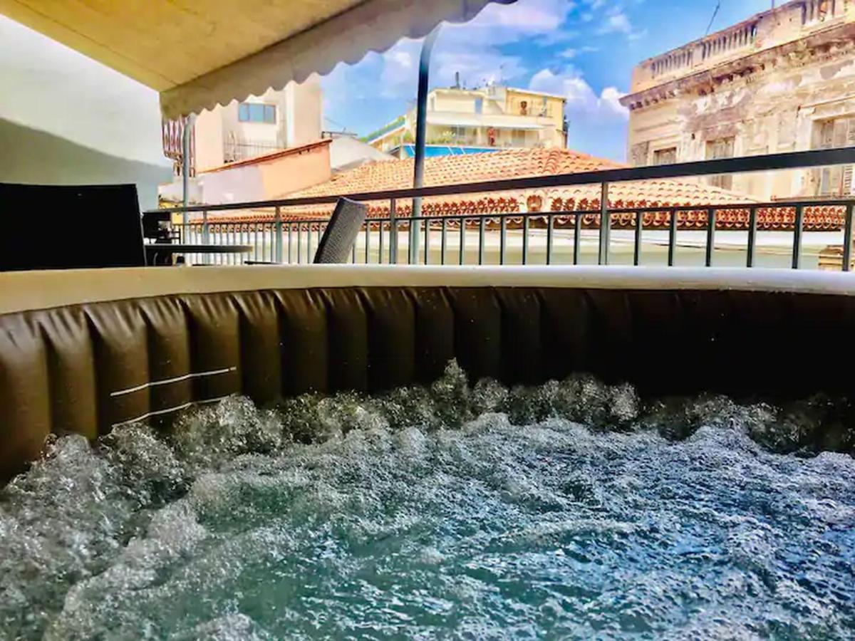 Openair Hot Tub/Big Balcony/Great Boutique Apt Atene Esterno foto